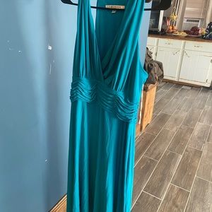 Dress size 14 blue knee length